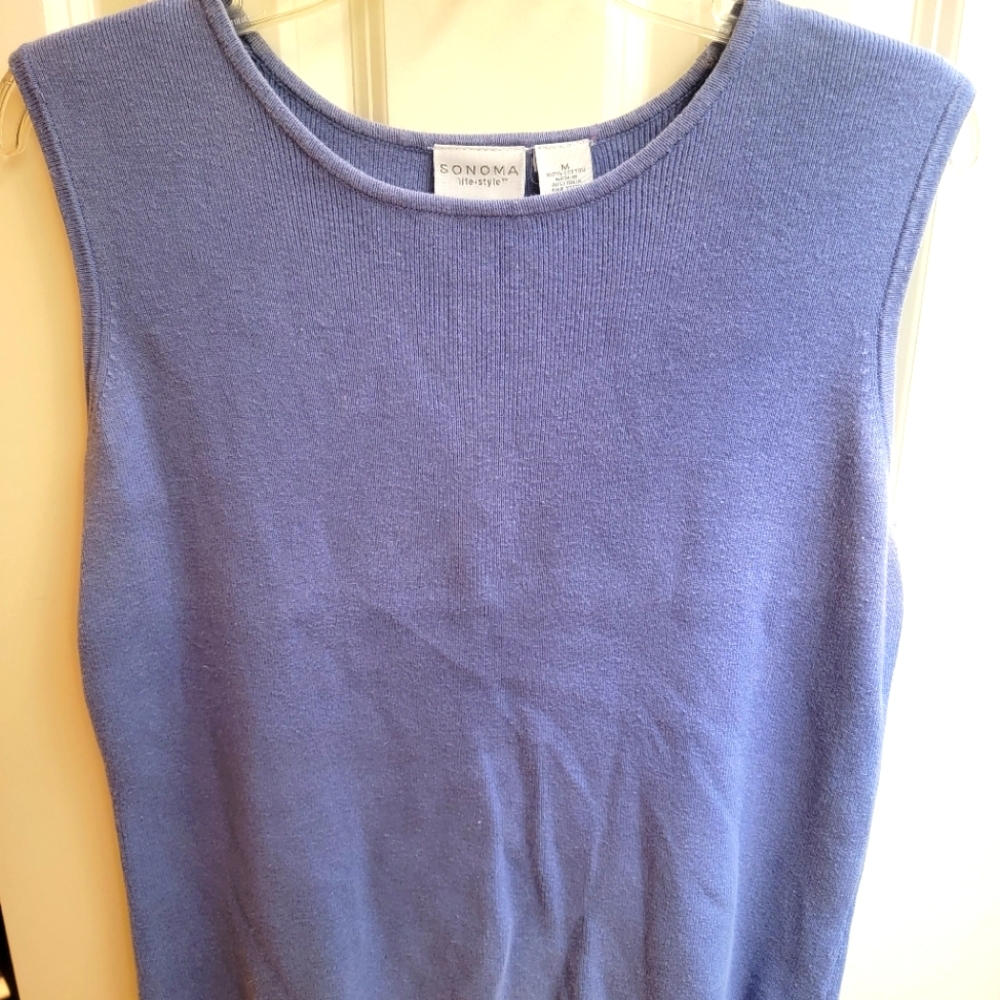 Sonoma, T-shirt, pale-ish purple, women's, Medium